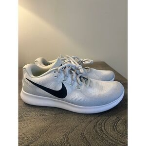 Nike Free RN 2017 White Lace Up Low Top